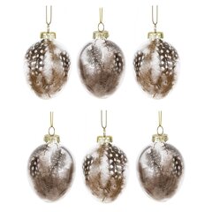 Набор из 6-ти изделий декоративных подвесных "Яйцо пасхальное" (6*9), L19 W19,5 H6 см