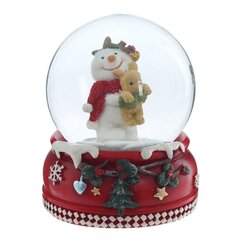 Фигурка декоративная "Снеговик" в стекл шаре, D 6.5 см, L6,5 W6,5 H8,5 см