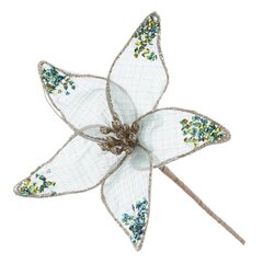 Цветок искусственный "Пуансеттия", L14 W14 H38 см