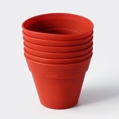 !09 Набор форм 6 штук для выпечки «Цветочные горшочки», силикон, 6,5×5,5 см.