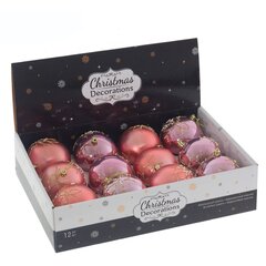 Набор из 12шт Украшение новогоднее "Шар", D 8 см, L36 W26 H9 см