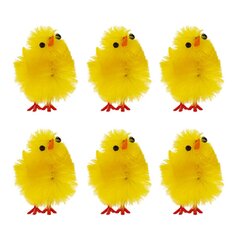 Набор из 6-ти фигурок декоративных "Цыпленок" (1,5*2*3), L6 W4,5 H3,5 см