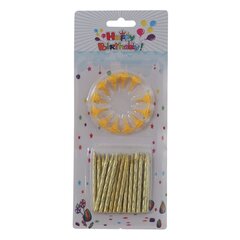 Набор из 24-х свечей для торта, D 0,5 см,L8,5 W1,2 H20 см