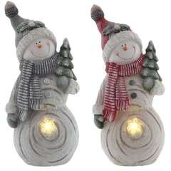 Фигурка декоративная "Снеговик" с подсветкой  (АААх3, н/п), L24 W15 H53 см, 2в.