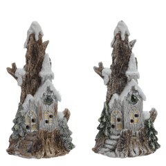 Фигурка декоративная "Домик" с подсветкой  (LR44x2,прилаг), L, L8 W7 H16 см, 2в.