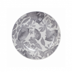 Тарелка суповая BLOOMING серая 20см