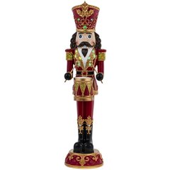 Фигурка декоративная с подсветкой "Щелкунчик" (2xAAA н/п), L22 W24 H90 см,