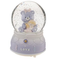 Фигурка декоративная "Медвежонок" в стекл шаре (муз, подсвет, 2xAAA н/п), D9 см, Д9 Ш9 В12 см