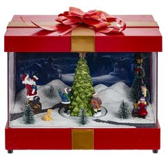 Фигурка декоративная "Рождество" (4 мелодии, подсвет, движ, 3xAA н/п, +USB), L21,5 W14 H19,5 см