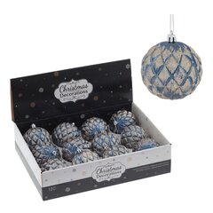 Набор из 12шт Украшение новогоднее "Шар", D 8 см, L35 W27 H9 см