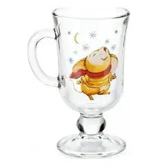 !09 Кружка для глинтвейна 200 мл. стекло дизайн микс