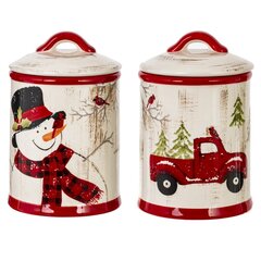 Емкость для сыпучих продуктов, 850 мл, L11 W11 H17 см, 2в.