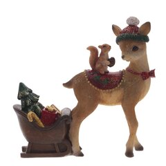 Фигурка декоративная "Олень", L15,5 W4 H15,5 см