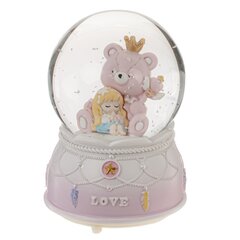 Фигурка декоративная "Медвежонок" в стекл шаре (муз, подсвет, 2xAAA н/п), D9 см, Д9 Ш9 В12 см