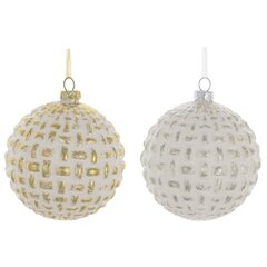 Украшение новогоднее Шар "Винтаж", D 8 см, L8 W8 H8 см, 2в.