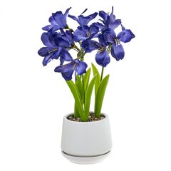 Цветочная композиция "Альстромерия", L18 W18 H28 см