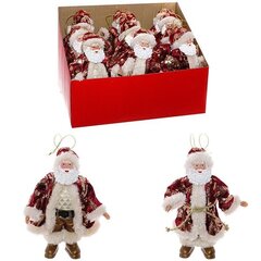 Украшение новогоднее "Дед Мороз" (блок 12 шт), L10 W4 H17 см, 2в.