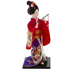 Фигурка декоративная "Гейша", Д12,5 Ш12,5 В31 см