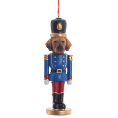 Изделие декоративное подвесное "Собачка-солдатик", L4 W4,5 H15 см