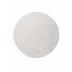 Сервировочная салфетка WHITEWEAVE плетеная, белая 38см