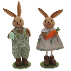 Фигурка декоративная "Зайка" (блок 12шт), L7 W4,5 H16 см, 2в.