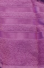 !09 Полотенце для лица "Полосы" 50*80 см., 360 гр/м2., цвет сиреневый, Casa, Бразилия