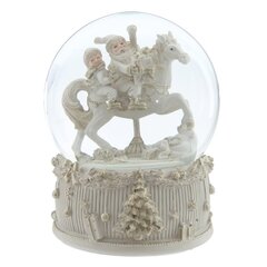 Фигурка декоративная в стекл шаре "Карусель" (ключ,муз), D 15 см, L14 W14 H19 см