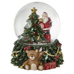 Фигурка декор в стекл шаре "Дед Мороз" (подсвет, 3хLR44), D 6.5 см, L7,5 W7,5 H8,5 см,