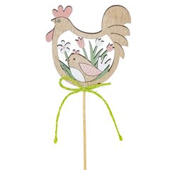 Изделие декоративное (вставка) "Курица" (7,5*0,5*8), L7,5 W0,5 H31 см