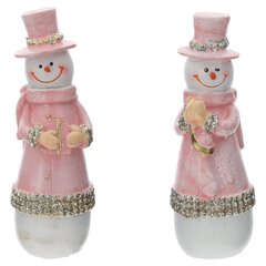 Фигурка декоративная "Снеговик", L4 W3,5 H11 см, 2в.