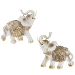 Фигурка декоративная "Слон", Д17,5 Ш9 В16,5 см, 2в.