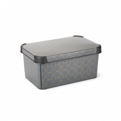 Коробка декоративная DECO'S STOCKHOLM IML DOTS S