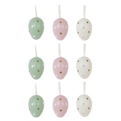 Набор из 12-ти изделий декоративных подвесных "Яйцо" (4*6), L4,5 W4,5 H6,5 см