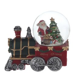 Фигурка декоративная "Дед Мороз" в стекл шаре, D 10 см, L18 W11 H16 см