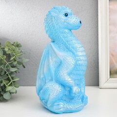 !Фигурка "Дракон" 25,5х12х13 см, голубой
