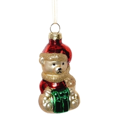Украшение новогоднее "Мишка", L4,5 W4,5 H8,5 см