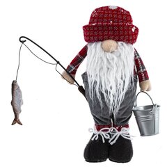 Игрушка набивная "Гном-рыбак", L23 W9 H29 см