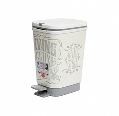 Контейнер для мусора с педалью LAUNDRY 10л