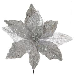 Цветок искусственный "Пуансеттия", L48 W48 H38 см