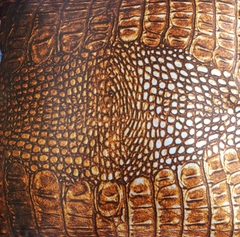 !Подушка декоративная "Рептилия" 35*35 см., цвет оранжевый