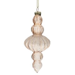 Украшение новогоднее "Сосулька", L6 W6 H16 см