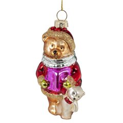 Украшение новогоднее "Мишка", L5 W4 H10 см