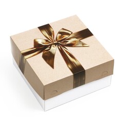 !Кондитерская упаковка 5 штук, короб, "Золотой бант", 30 х 30 х 15 см, 2 кг