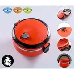 !09 Ланч-бокс 500 мл, цвет микс, 8х17 см