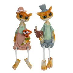 Набор из 2-х фигурок декоративных "Кот", Д7 Ш6 В13 см