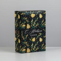 !Коробка складная 3 штуки «Шишки», 16 × 23 × 7.5 см.