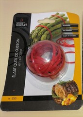 !09 Набор 25 штук - Кулинарная резинка цвет микс