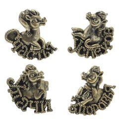 Магнит "Лошадка", L6,5 W2 H5,5 см, 4в.