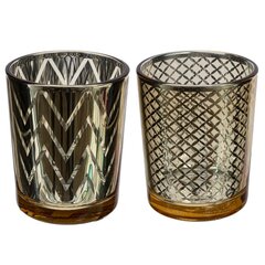 Подсвечник, L5,5 W5,5 H6,5 см, 2в.