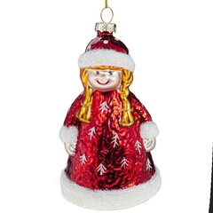Украшение новогоднее "Снегурочка" , L6,5 W6,5 H12,5 см
